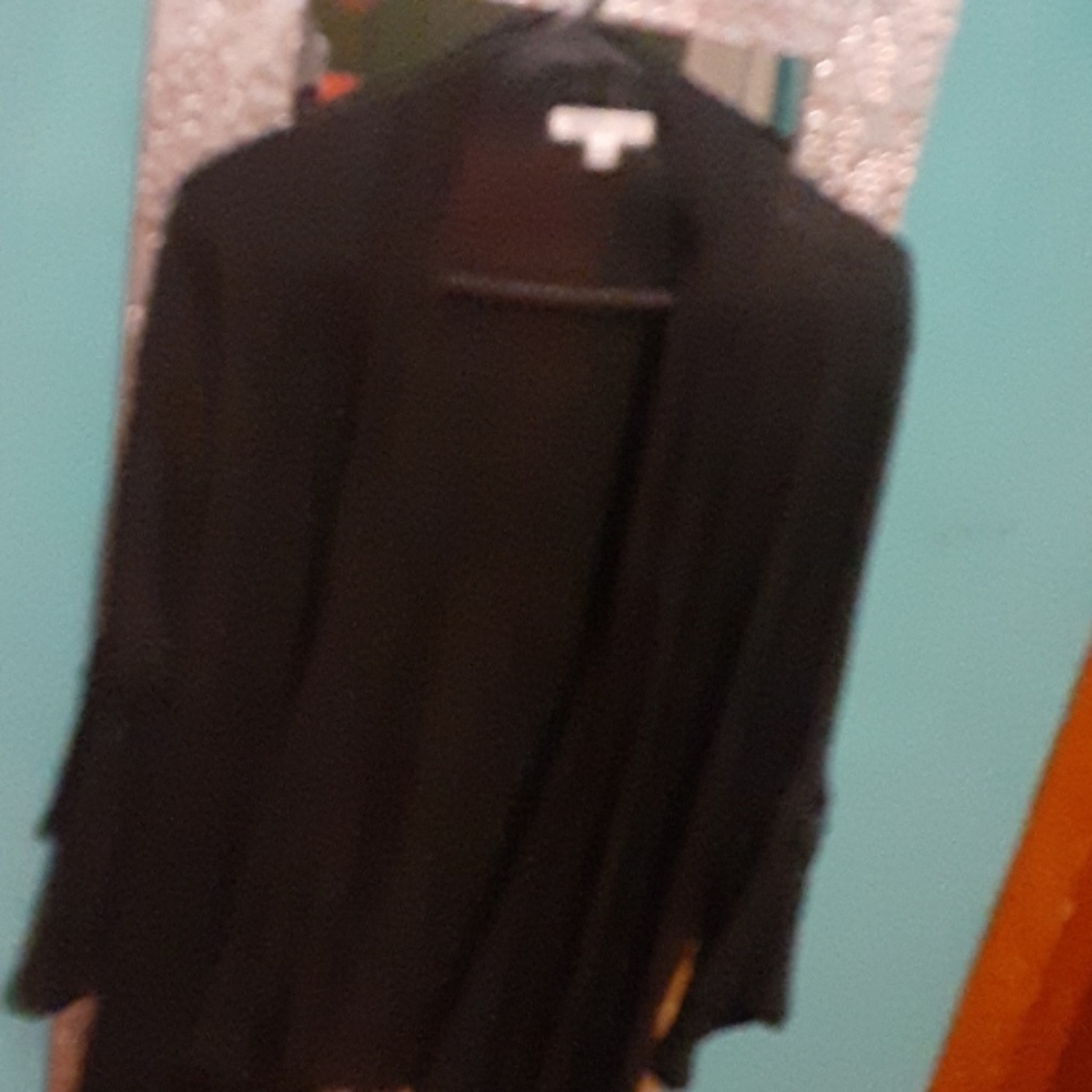 Black cardigan